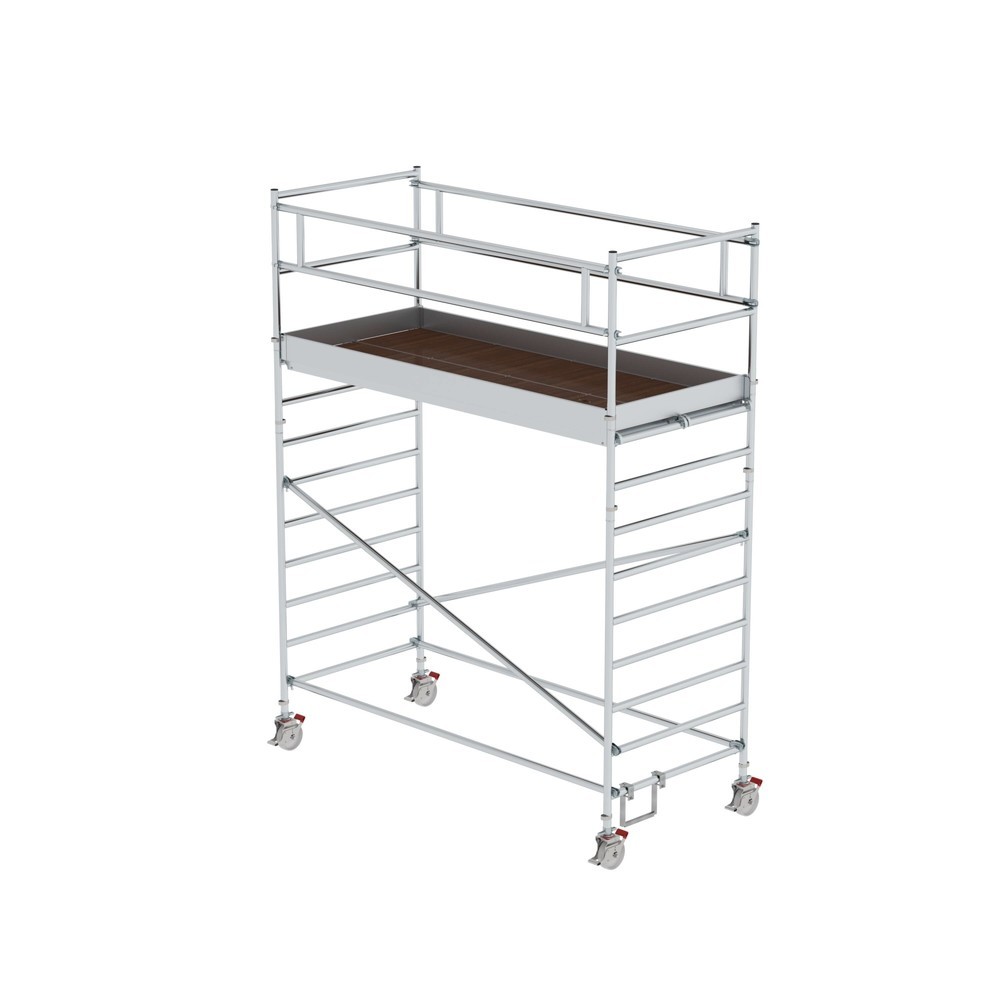 Munk Échafaudage roulant 1,35 x 3,0 m avec double plate-forme Hauteur de plate-forme 3 m