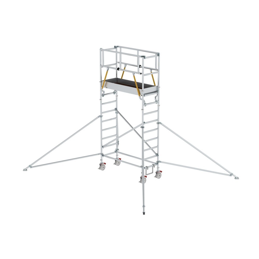 Munk Échafaudage roulant SG 0,75 x 1,80 m avec stabilisateur Hauteur de plate-forme 3,07 m