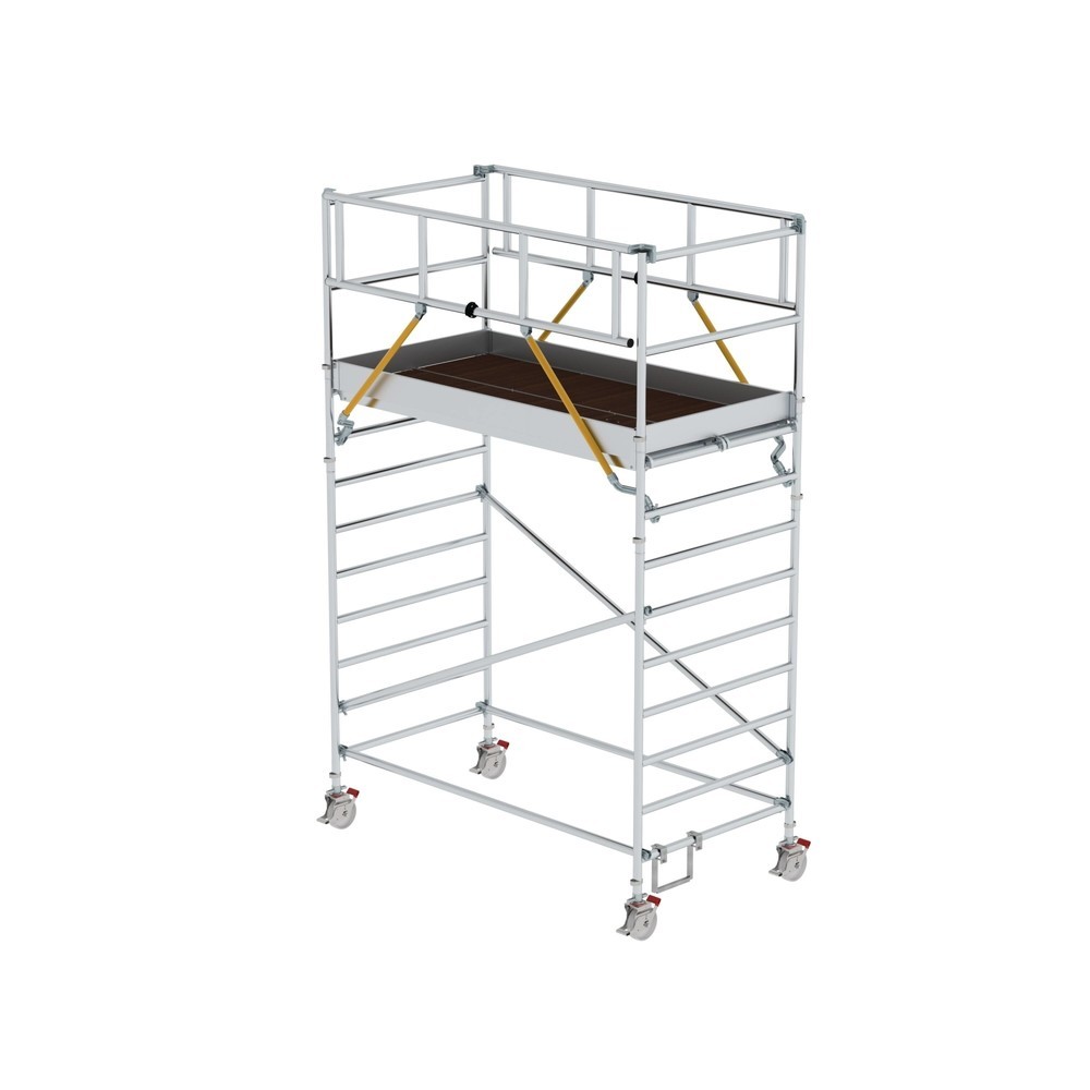 Munk Échafaudage roulant SG 1,35 x 2,45 m avec double plate-forme Hauteur de plate-forme 3,07 m