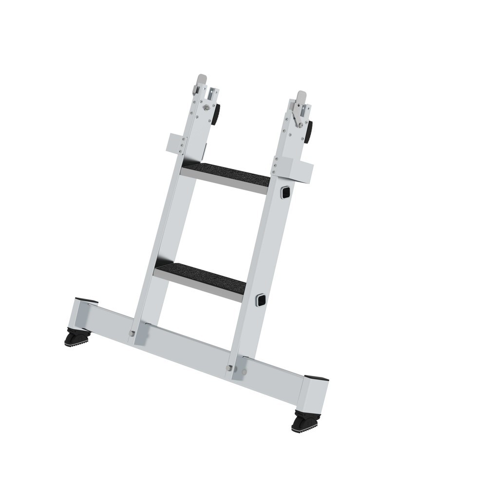 Munk Partie inférieure pour échelle de laveur de carreaux à marches avec traverse nivello® et clip-step R13, 2 marches