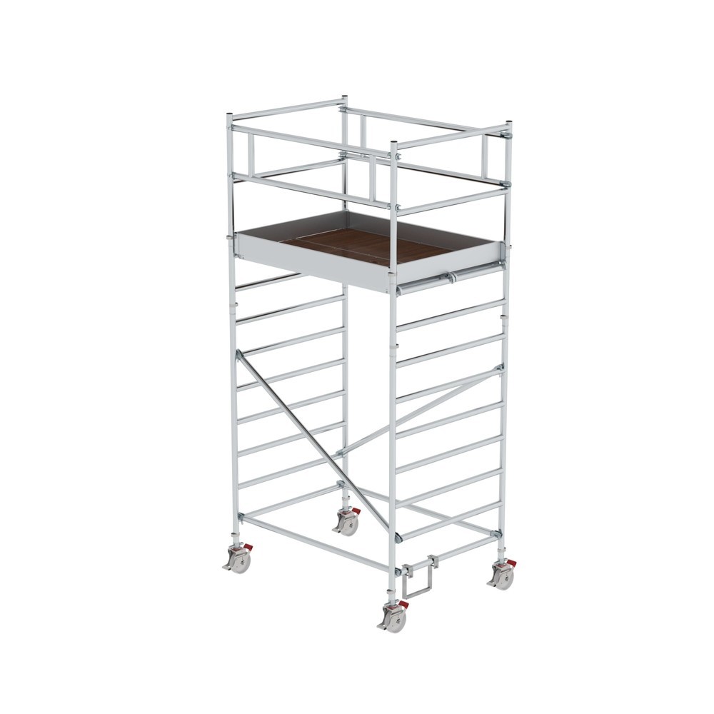 Munk Rollgerüst 1,35 x 1,80 m mit Doppel-Plattform Plattformhöhe 3 m