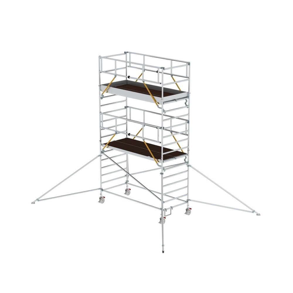 Munk Rollgerüst SG 1,35 x 3,0 m mit Ausleger & Doppel-Plattform Plattformhöhe 4,47 m