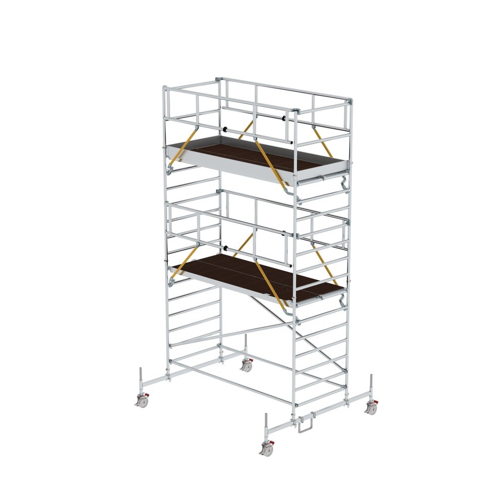 Munk Échafaudage roulant SG 1,35 x 3,0 m avec traverse mobile et double plate-forme