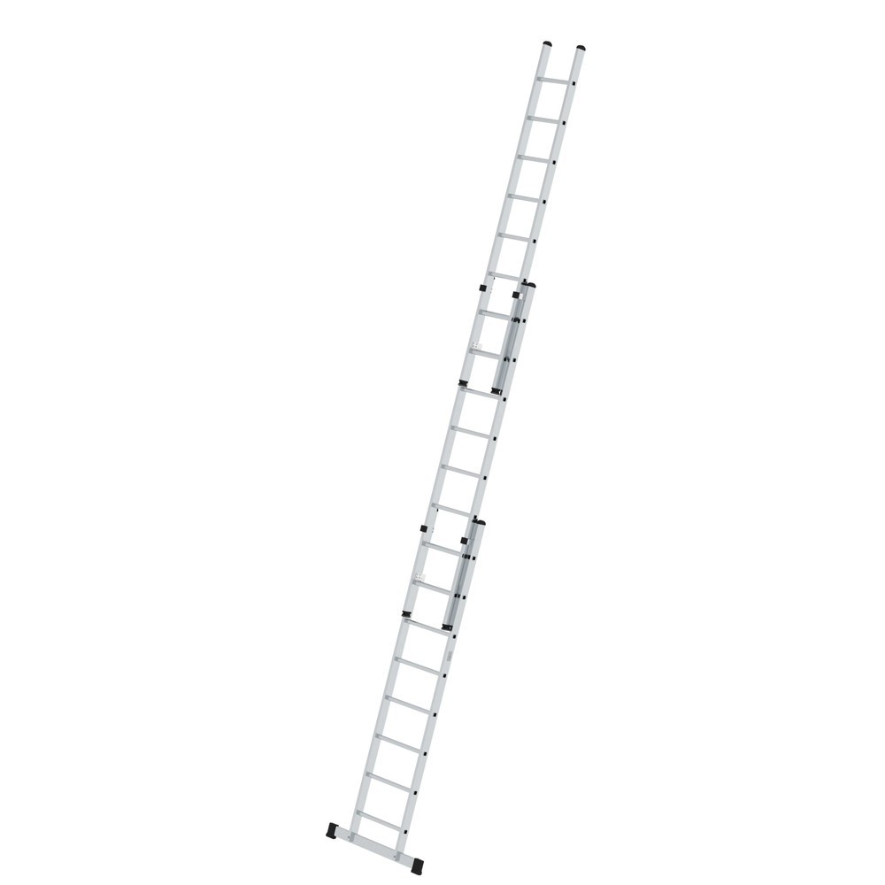 Munk Sprossen-Schiebeleiter 3-teilig mit Standard-Traverse 3x8 Sprossen