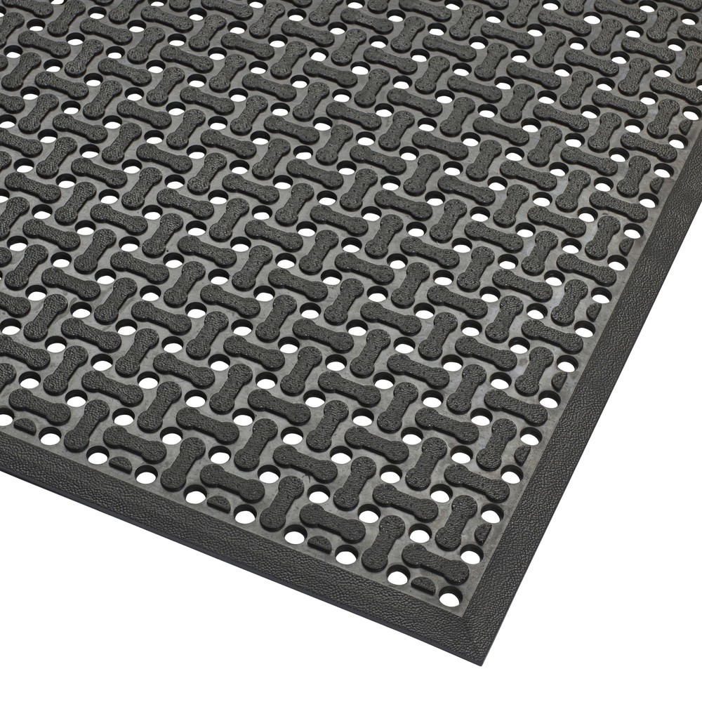 NoTrax Tapis anti-fatigue Superflow®, lxP 600 x 900 mm, noir