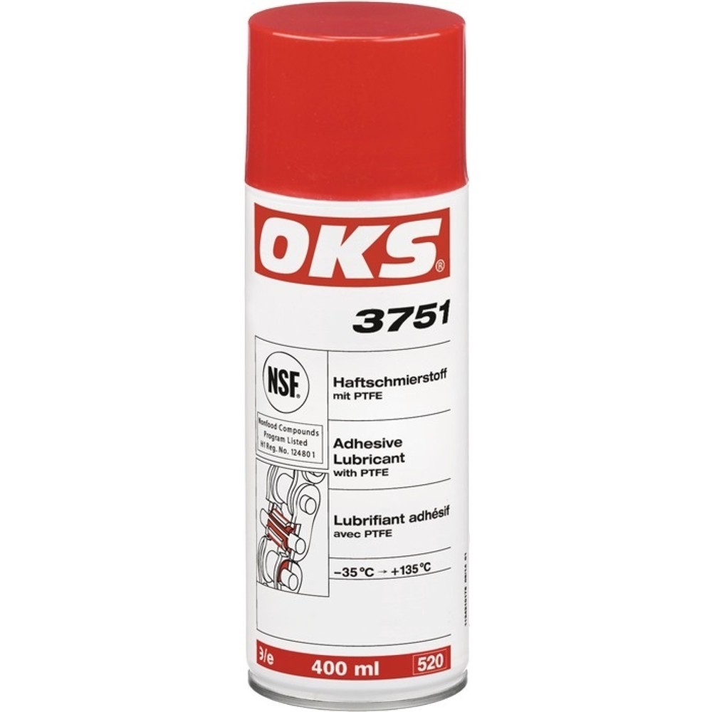 OKS Haftschmierstoff m.PTFE 3751 weißlich NSF H1 400 ml Spraydose