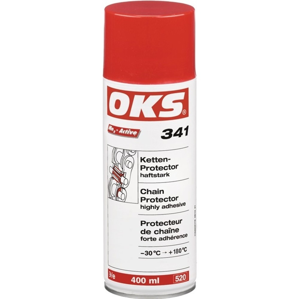 OKS Protecteur de chaîne OKS 341, verdâtre, 400 ml, bombe aérosol