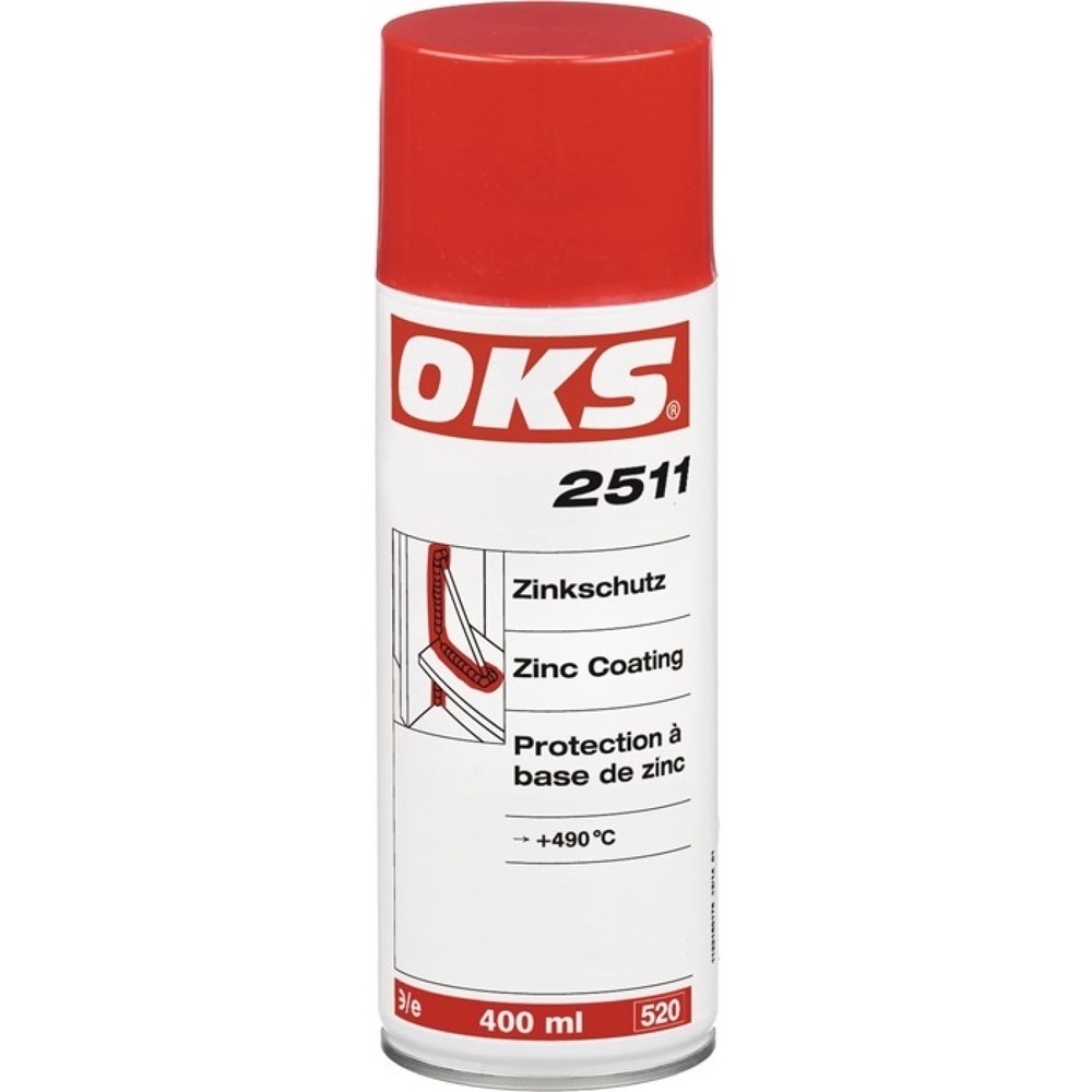 OKS Protection au zinc OKS 2511, gris zinc, 400 ml, bombe aérosol