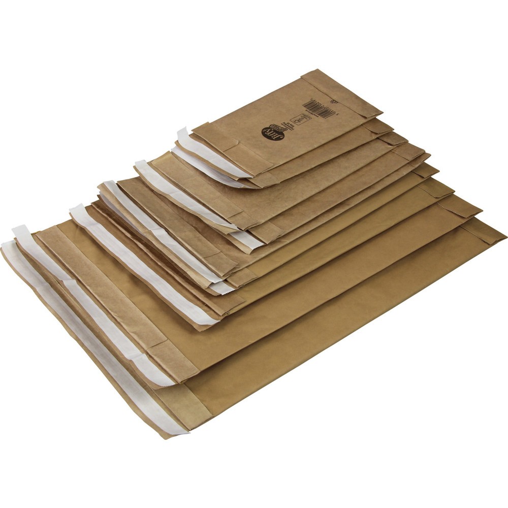 Papierpolstertaschen, 105x229mm, Innenmaß, 120x229mm, Außenmaß, PADDED BAGS, 1 VE = 200 Stk