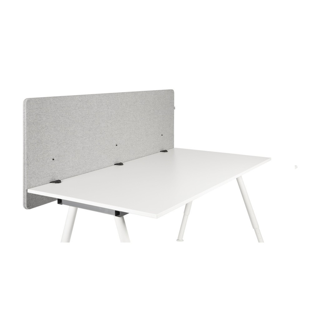 Paroi de séparation acoustique de bureau hjh OFFICE FLEXMIUT D 180 cm, gris clair