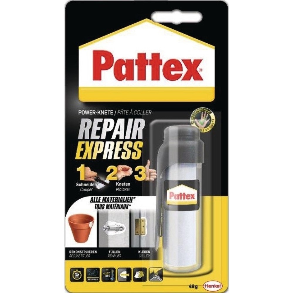 PATTEX Power Nette Repair Express en bâton blanchâtre 48 g