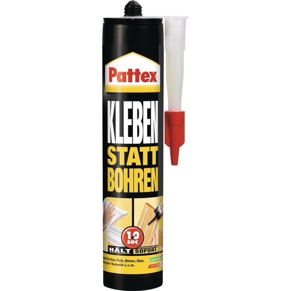 PATTEX Montagekleber Kleben statt Bohren weiss 400g Kartusche