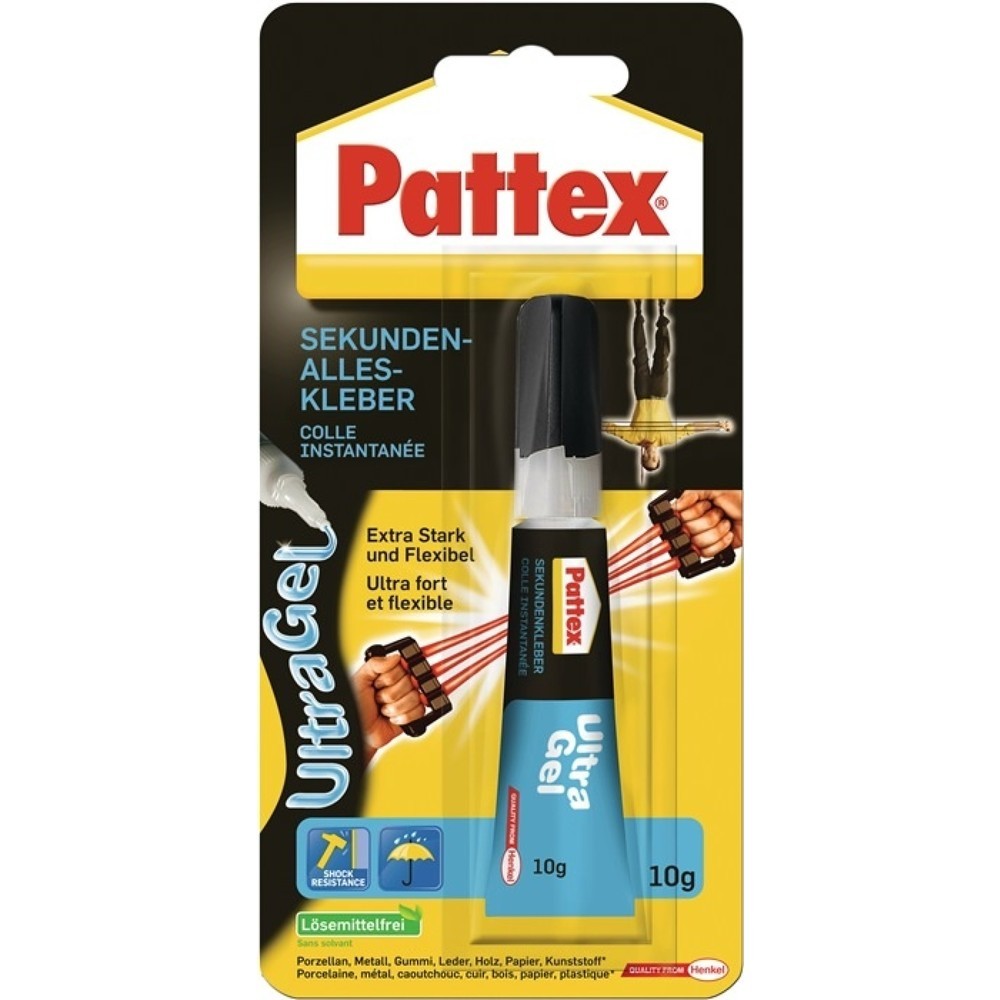 PATTEX Sekundenkleber Ultra Gel 3g farblos Tube