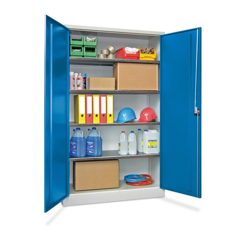 Großraum-Flügeltürschrank PAVOY, 4 Fachböden, HxBxT 1.950 x 1.200 x 500 mm