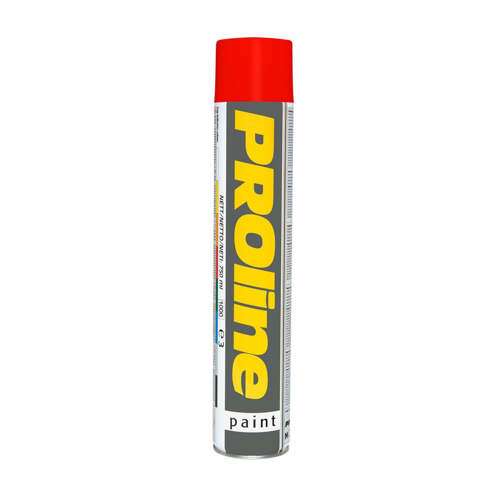 Peinture de marquage PROline-paint 0,75 l, 1 pces/UV, rouge