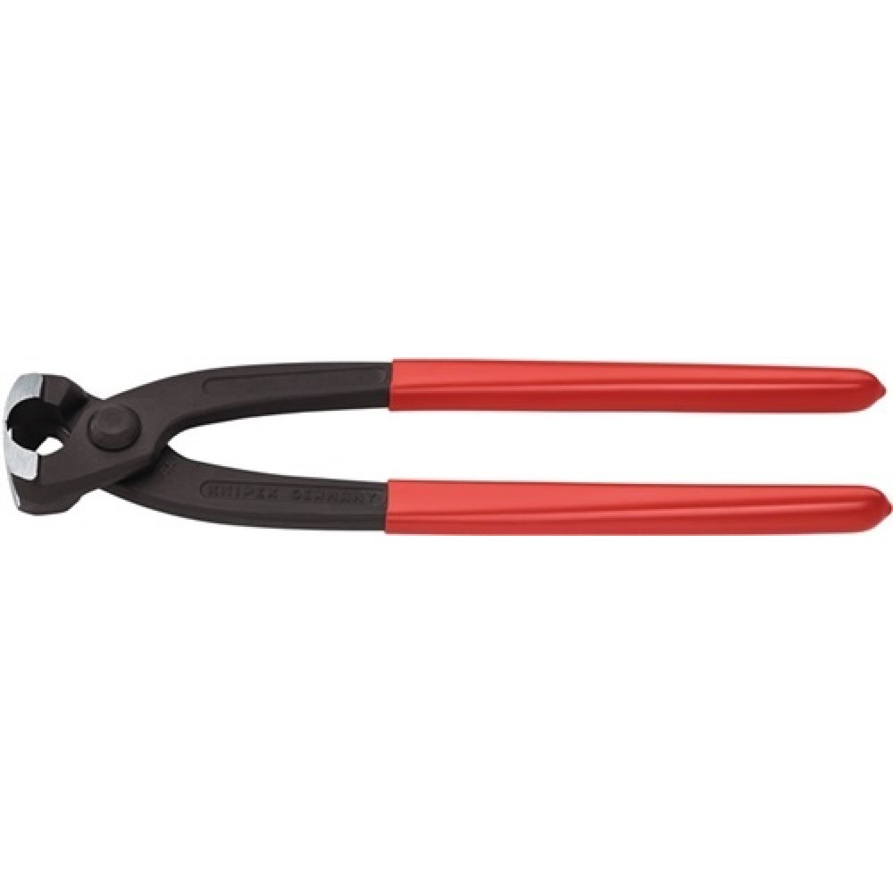 Pince pour tuyaux souples longueur totale 220 mm tête noire atramentée revêt. pl