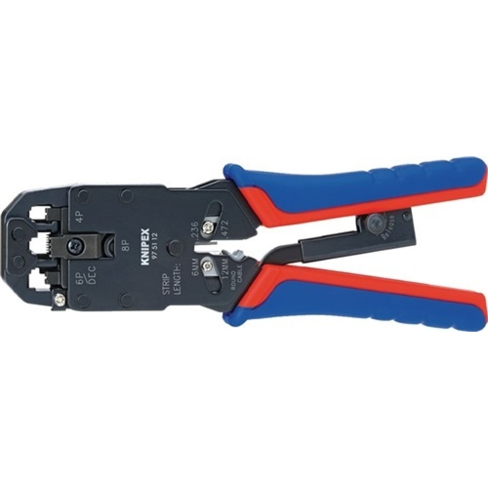 Pince à sertir pour fiches Western longueur 200 mm KNIPEX