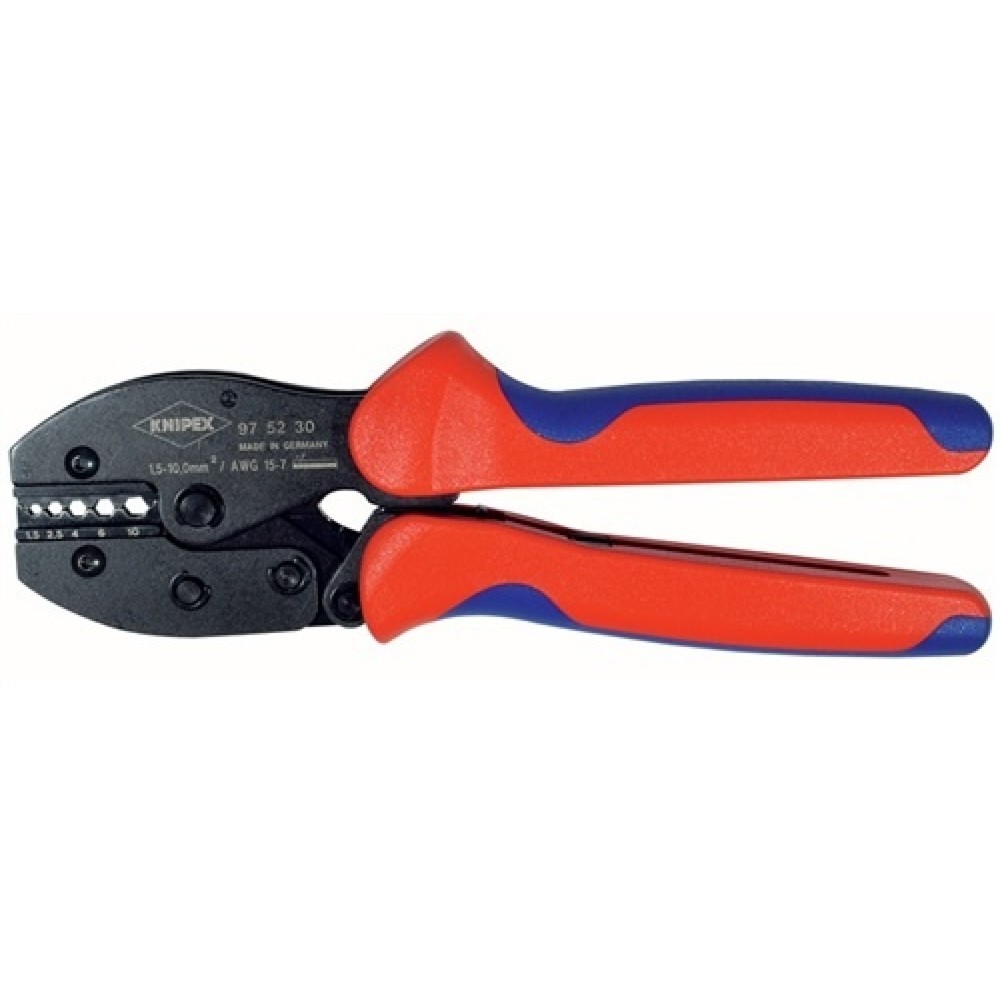 Pince à sertir PreciForce® longueur 220 mm 0,5-10 (AWG 20-7) mm² 478 g KNIPEX