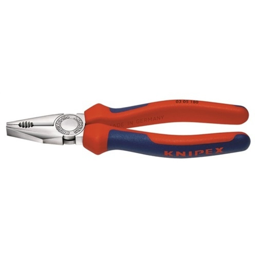 Pince universelle longueur 180 mm chromé gaines muticomposant KNIPEX