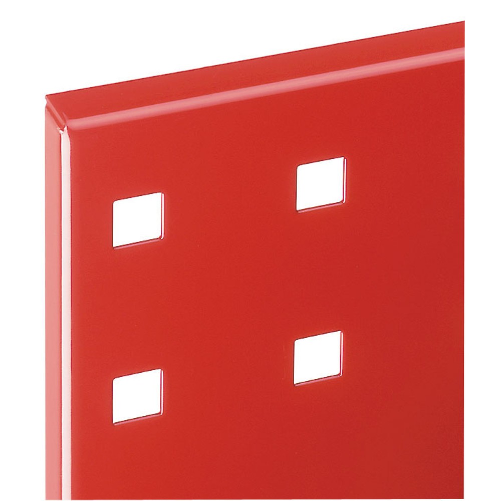 Produktabbildung Nr. 2: Plaque perforée, Hxl 450 x 500 mm, rouge signalisation