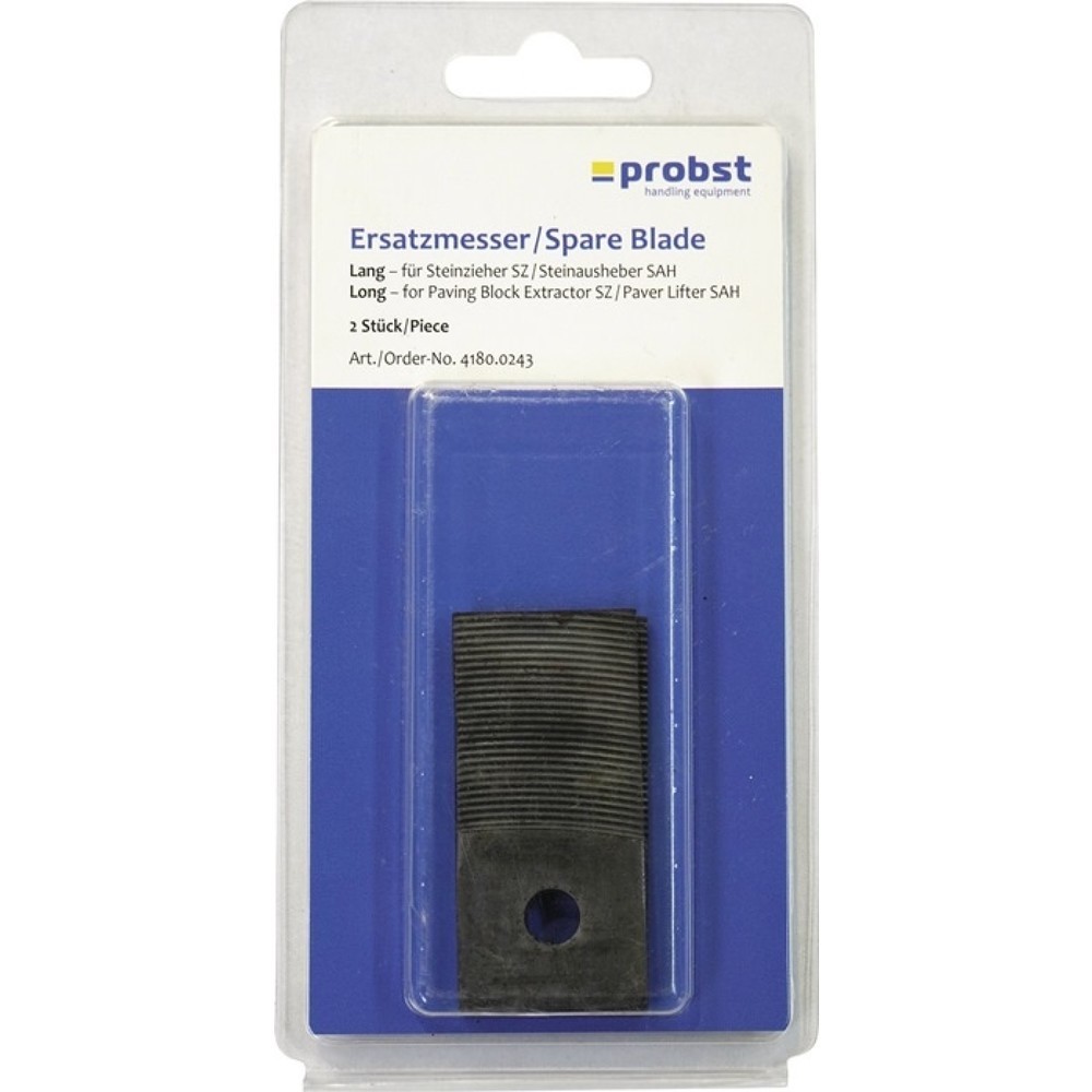 PROBST Ersatzmesser, 65 mm, passend für Steinzieher SZ, Blisterverpackung