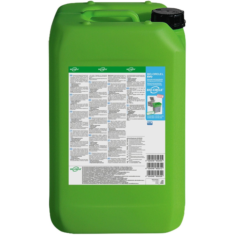 Produit de nettoyage BIO-CIRCLE L Evo, bidon de 20 litres