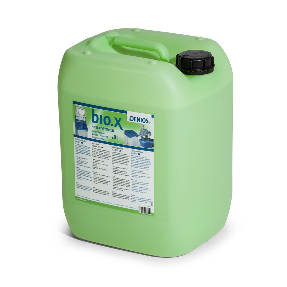 Produit de nettoyage bio.x, bidon de 20 litres