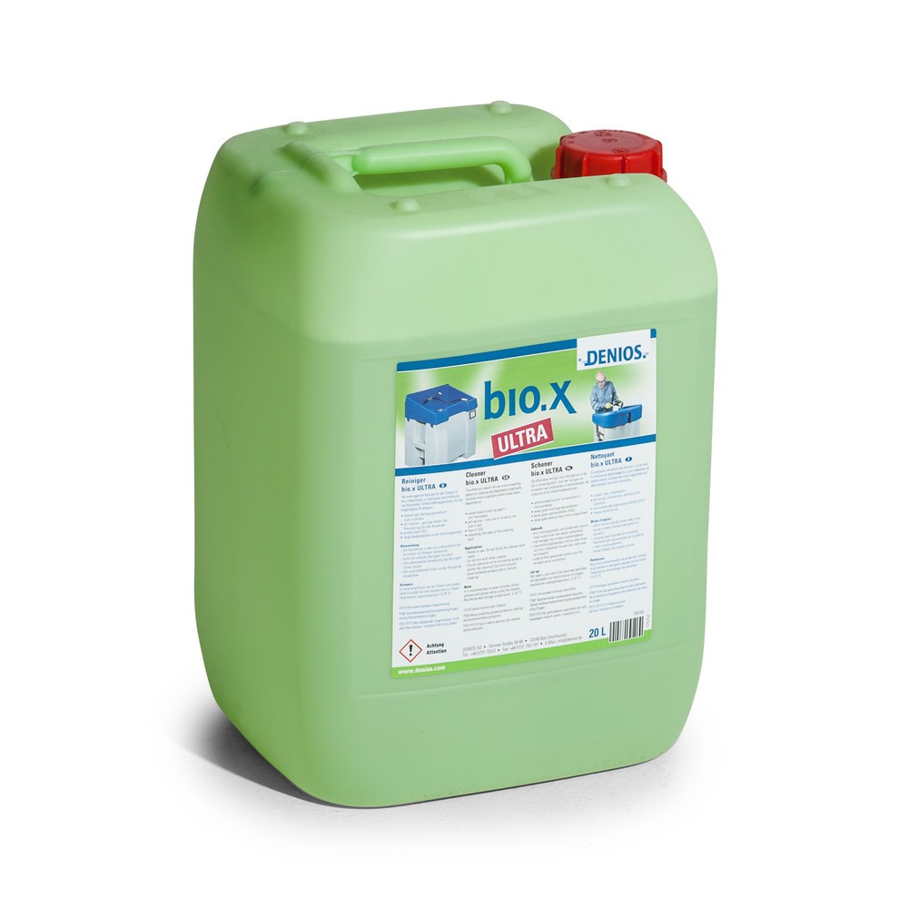 Produit de nettoyage bio.x ULTRA, bidon de 20 litres