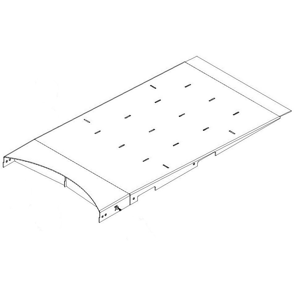 Rampe spéciale pour machine étirable PS VOLTA/VOLTA-A avec plateau tournant Ø 1,500 mm et système de pesage