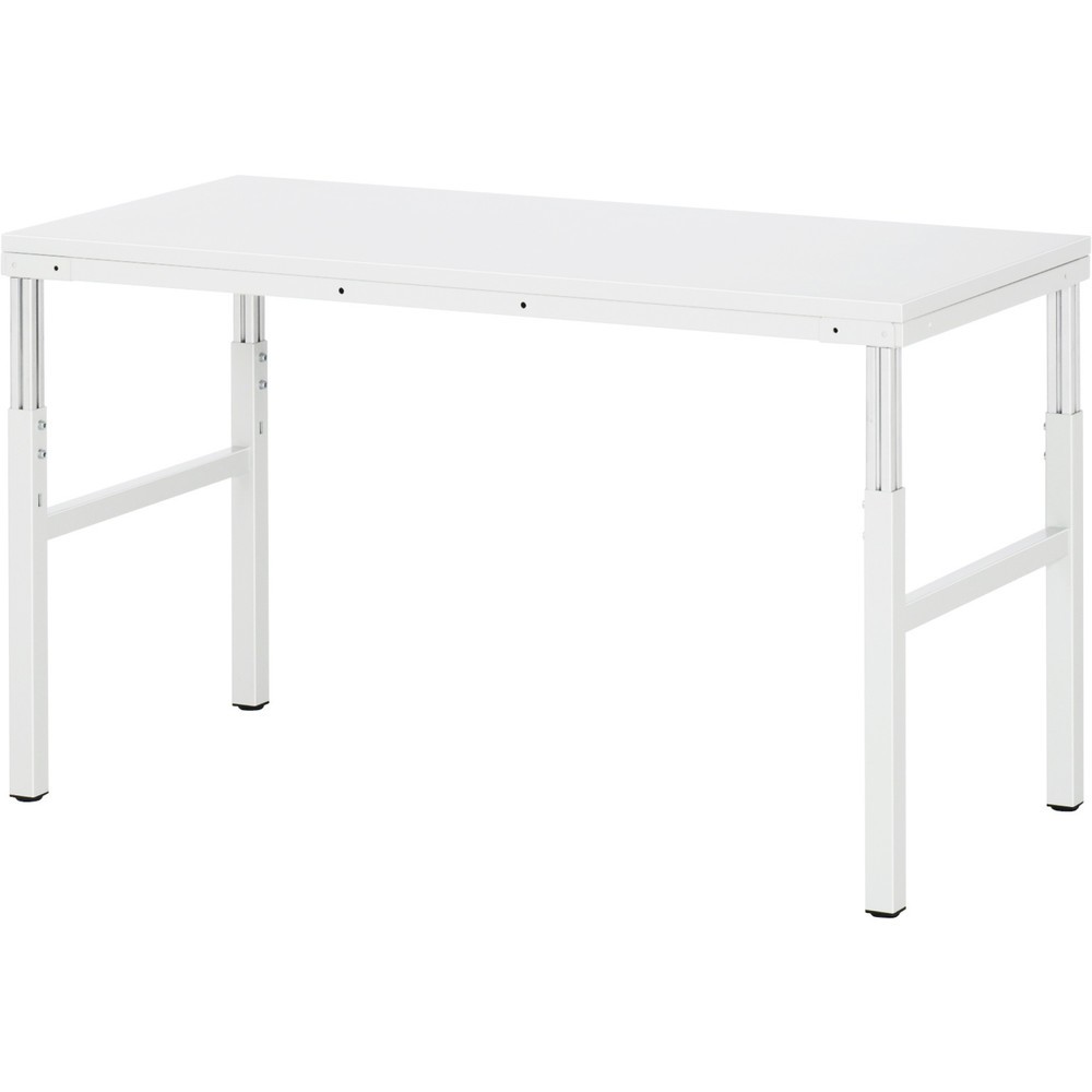 RAU Table de travail Série E, HxlxP 650-1 000 x 1 500 x 700 mm, plan de travail avec revêtement en mélamine