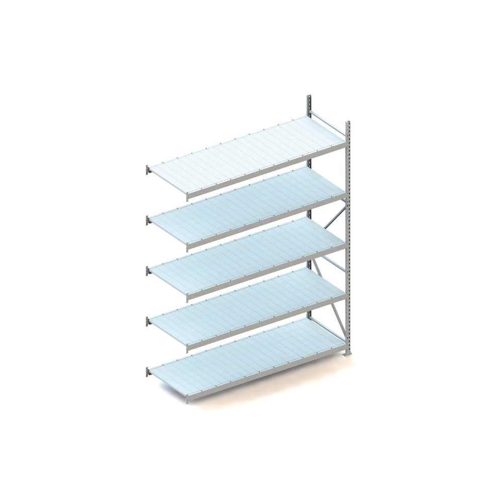 Produktabbildung Nr. 1: Rayonnage grande portée META, avec panneaux en acier, capacité de charge 600 kg, TA, H x l x P 3 000 x 2 200 x 800 mm