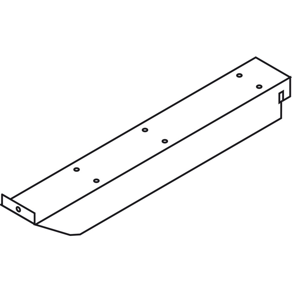 Regalkragarm, Stahlblech, verzinkt, belastbar bis 60 kg/Tragarm für FLADAFI® Materialcontainer/SAFE Tank Gefahrstoffcontainer