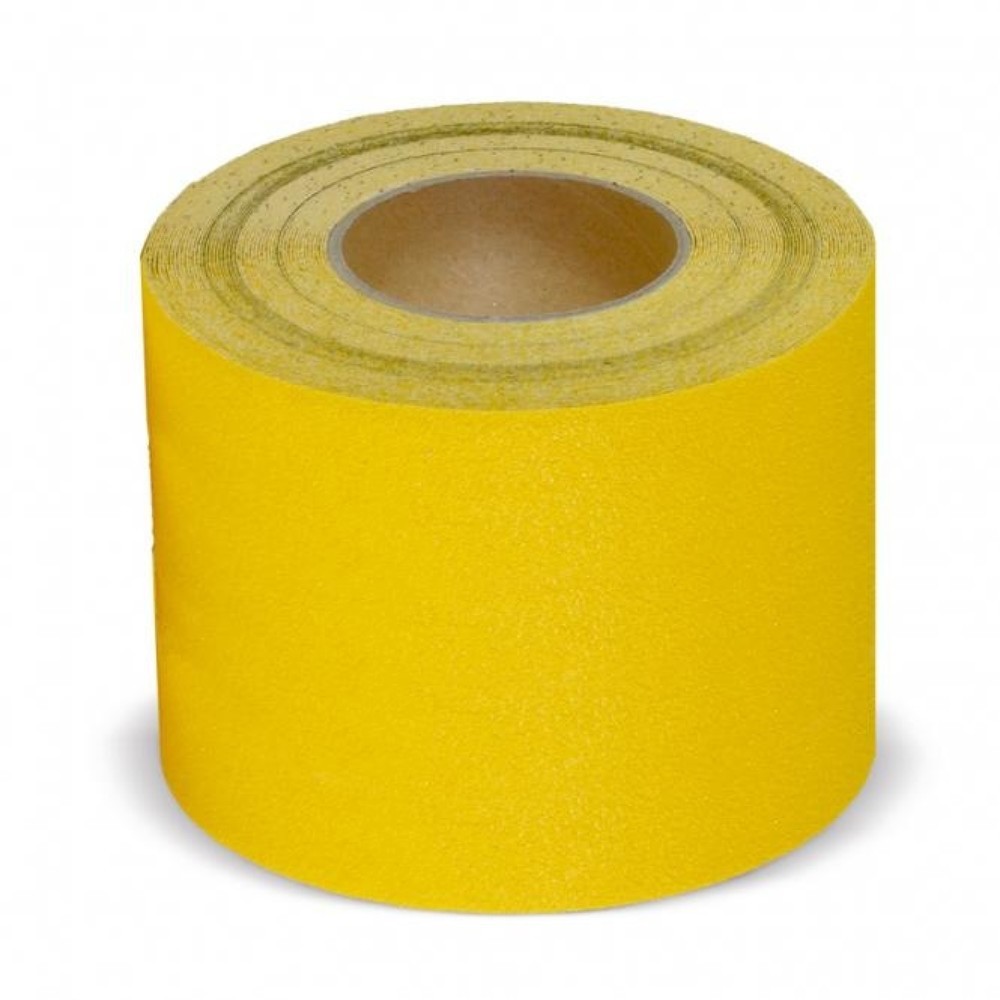 Revêtement antidérapant m2™, déformable, rouleau, largeur 150 mm, jaune