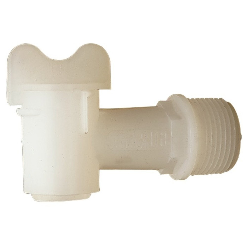 Robinet pour fût plastique blanc R 19,05 (¾po.) mm