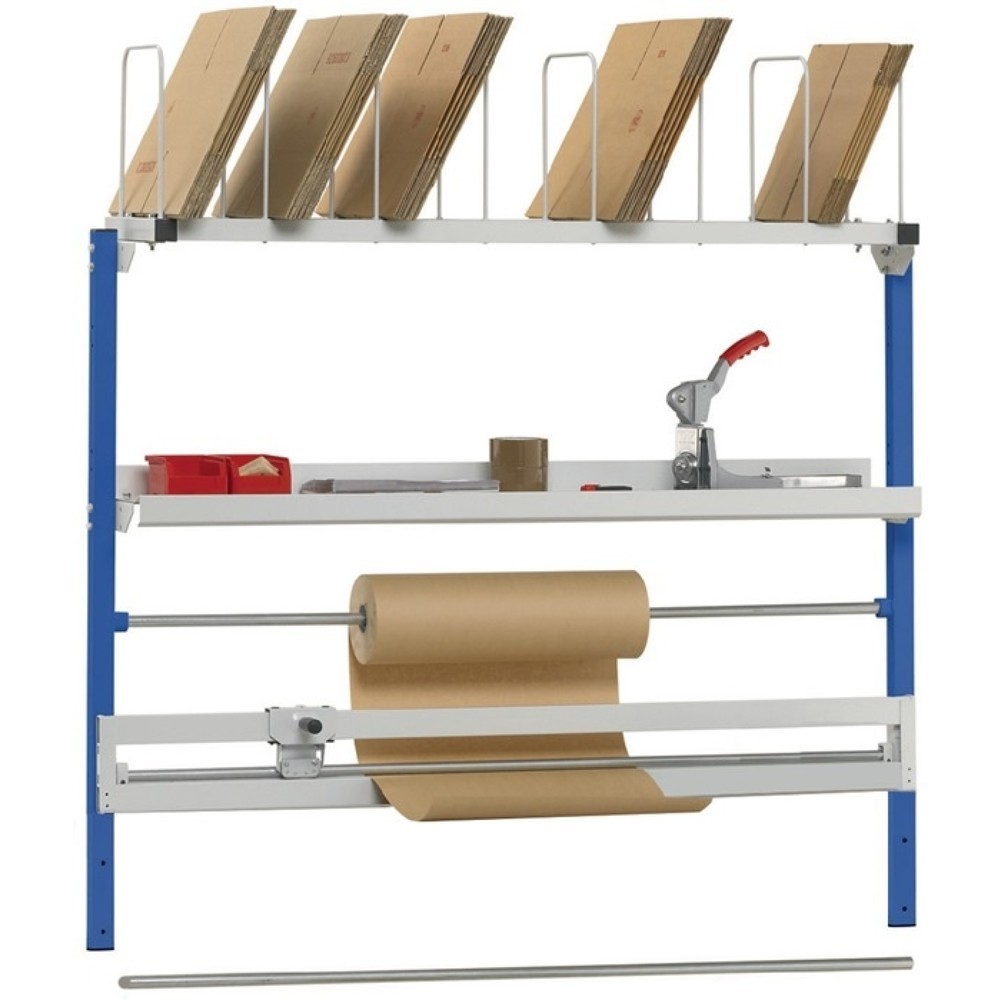 Structure de table d'emballage et de travail V2 pour table de base Rocholz, 1 600 ou 2 000 mm