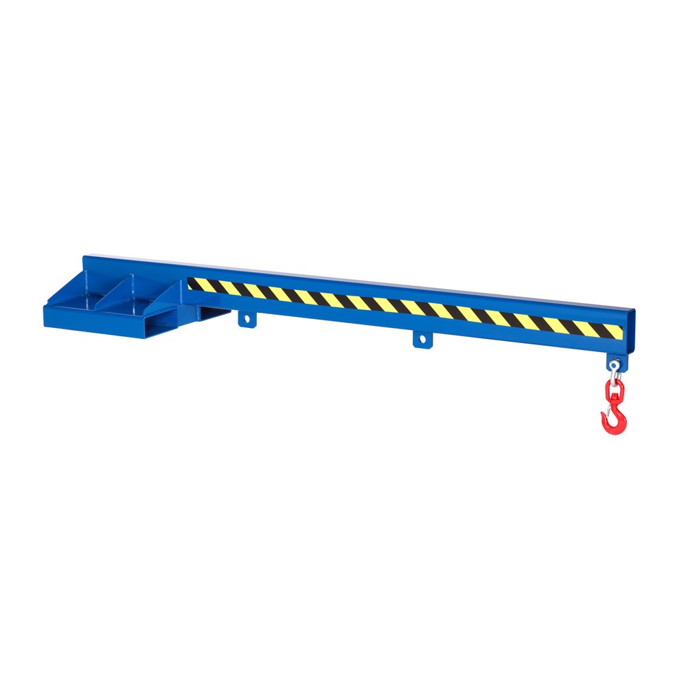 RR-Industrietechnik® Bras de charge type RLA, profondeur 2 400 mm, capacité de charge 100 - 1 000 kg, RAL 5010 bleu gentiane