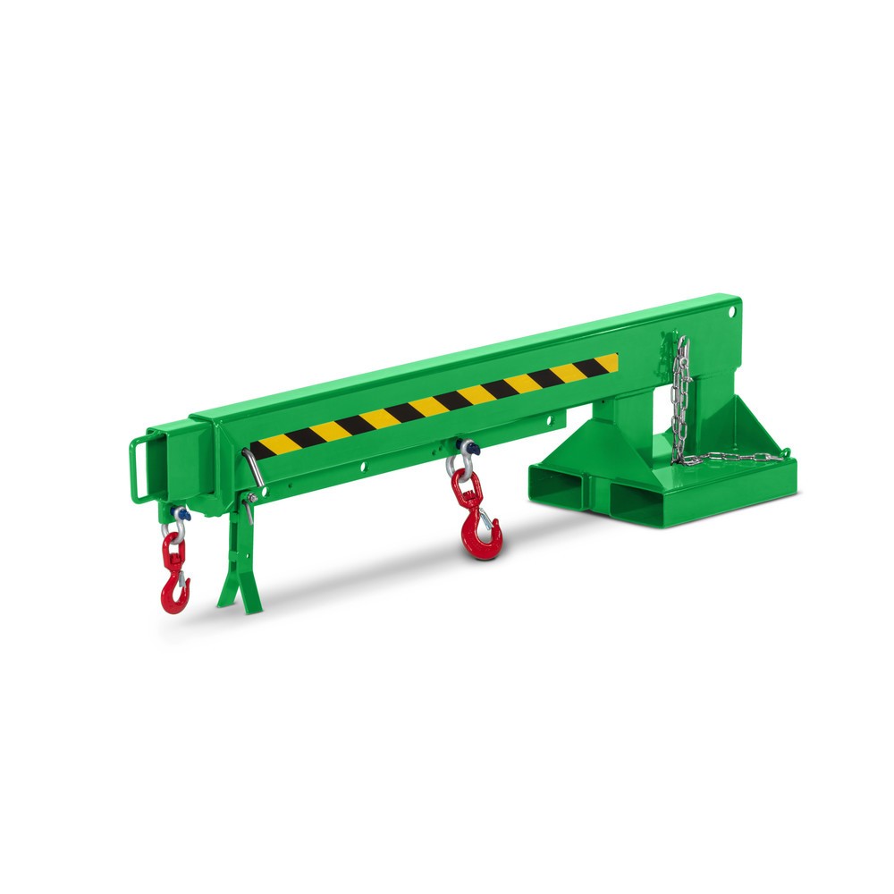 RR-Industrietechnik® Flèche de grue type RKA, capacité de charge 650 ‑ 3 000 kg, RAL 6 018 vert jaune