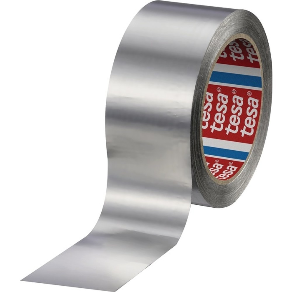 Bande adhésive en aluminium 60650 sans doublure longueur 50 m largeur 50 mm roul