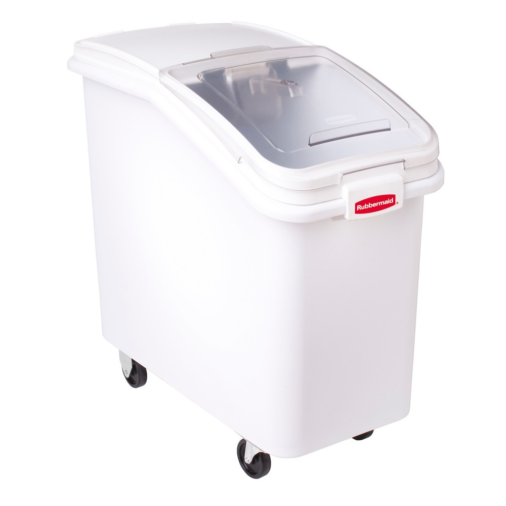 Rubbermaid® Bac à ingrédients, 99 litres, mobile, blanc