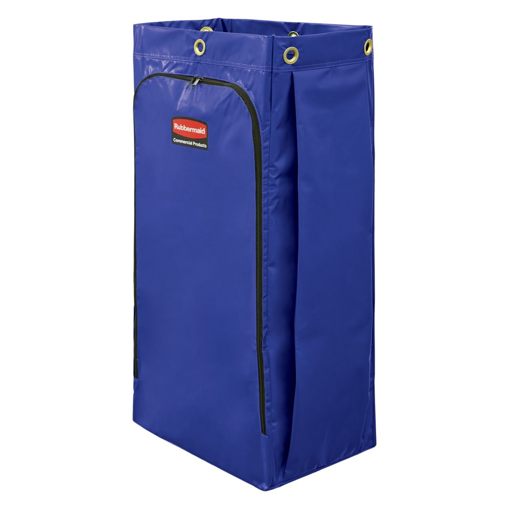 Sac de recyclage avec symbole de recyclage universel, 128 litres, bleu