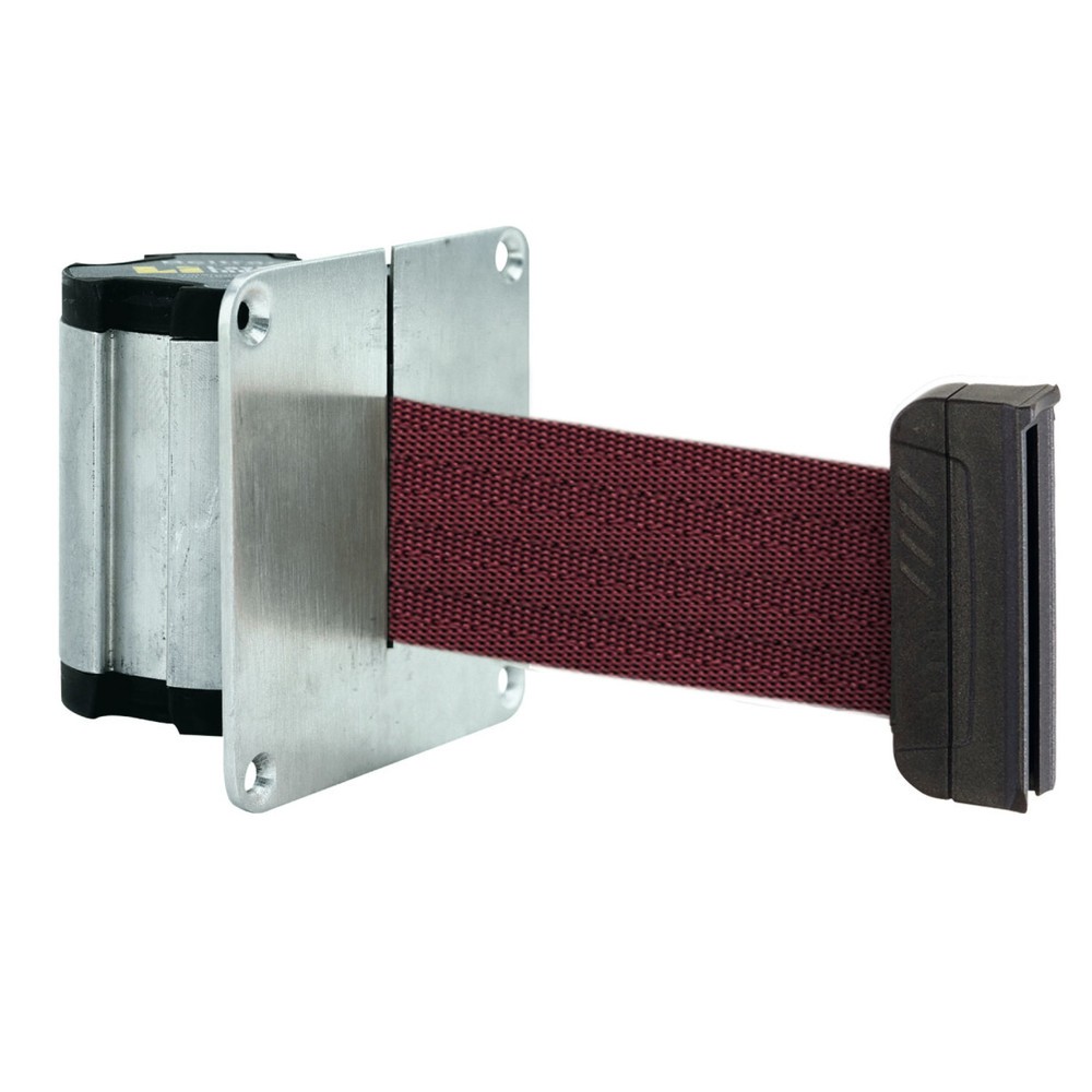 Sangle murale de délimitation M avec embout magnétique, longueur 2,3 m, rouge bordeaux