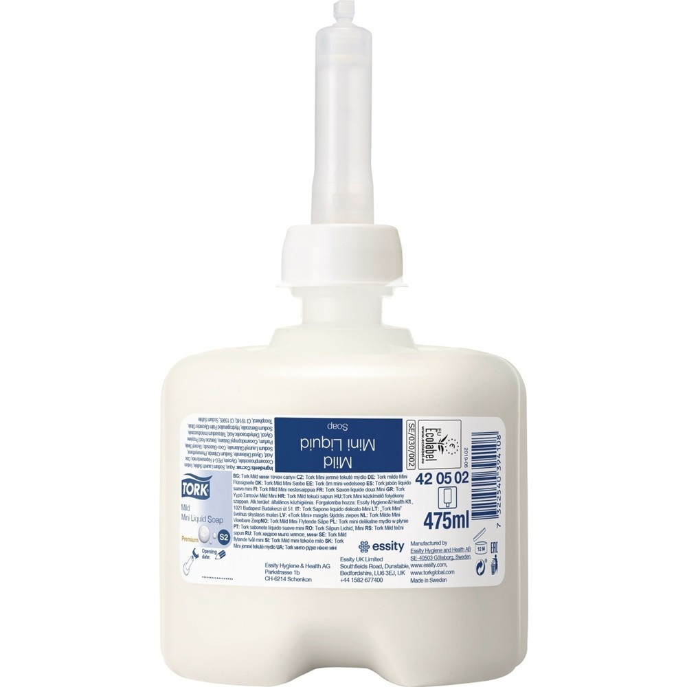 Savon liquide Tork doux 402502 Nacre doux 475 ml