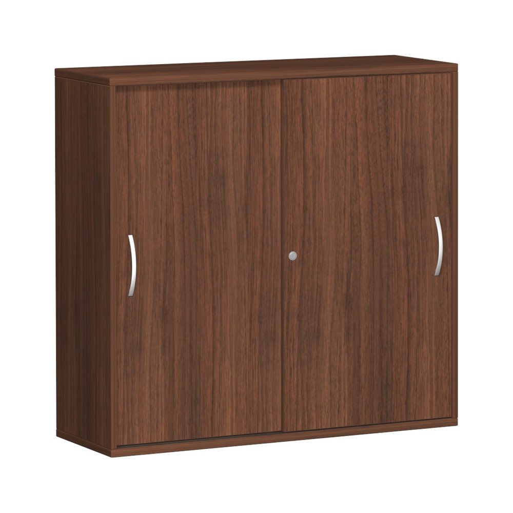 Schiebetürschrank Profi, 3 OH, Breite 1.200 mm, Nussbaum