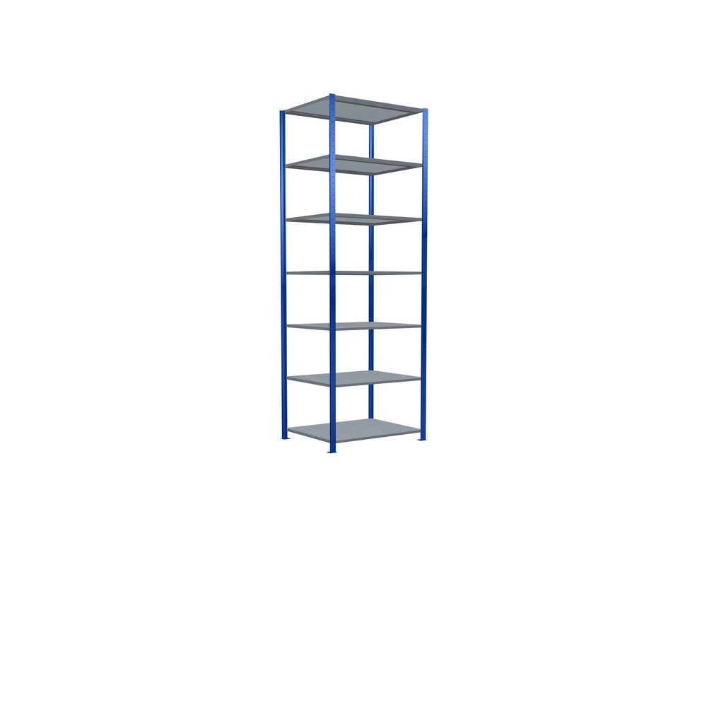 Produktabbildung Nr. 2: SCHULTE Fachbodenregal enzianblau/verzinkt, Fachlast 330 kg, HxBxT 3.000 x 1.060 x 836 mm