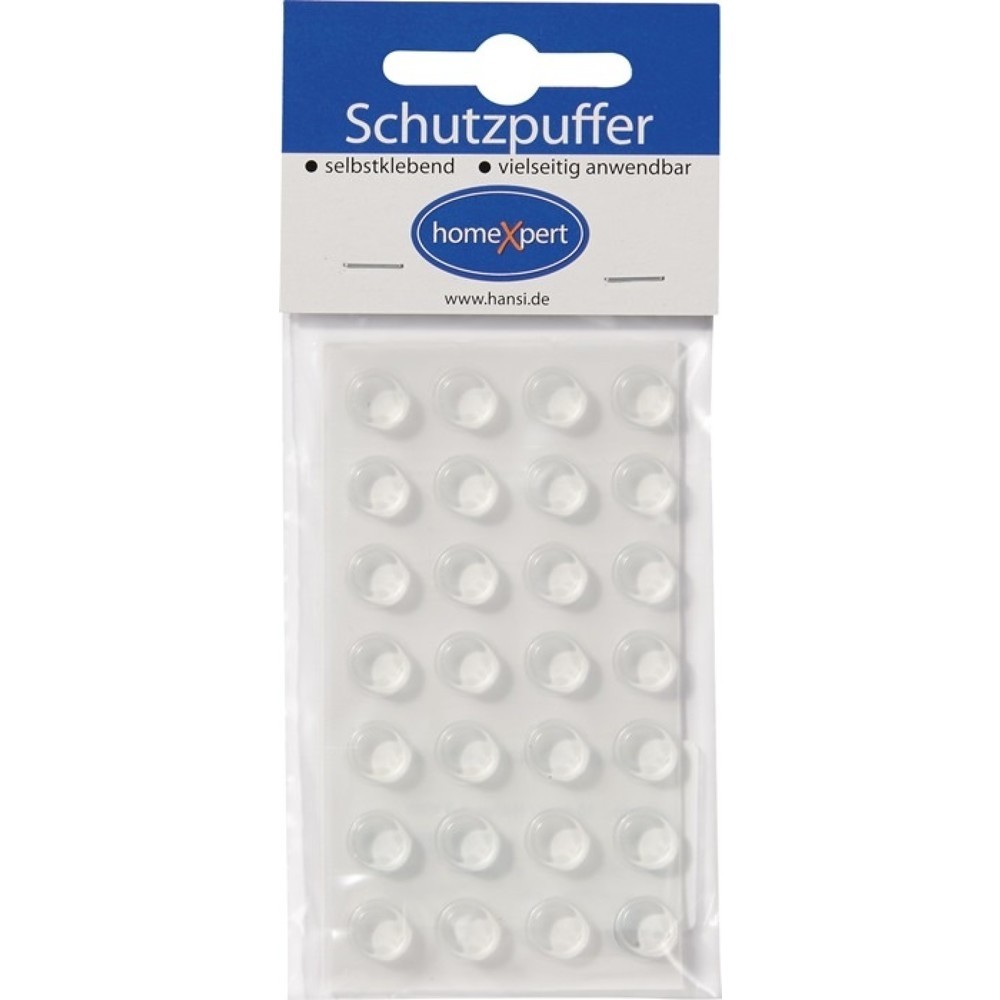 Schutzpuffer Clear, Kunststoff transparent Koni, 10 mm, selbstklebend