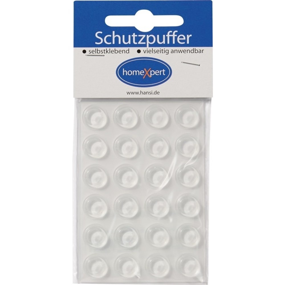 Schutzpuffer Clear, Kunststoff transparent Koni, 12,7 mm, selbstklebend