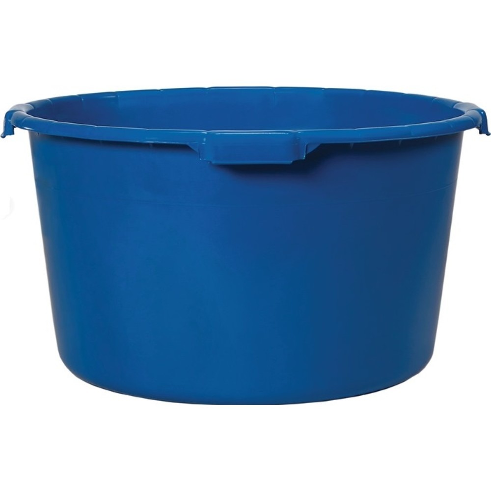 Bassine à mortier 90 l avec fond renforcé bleu