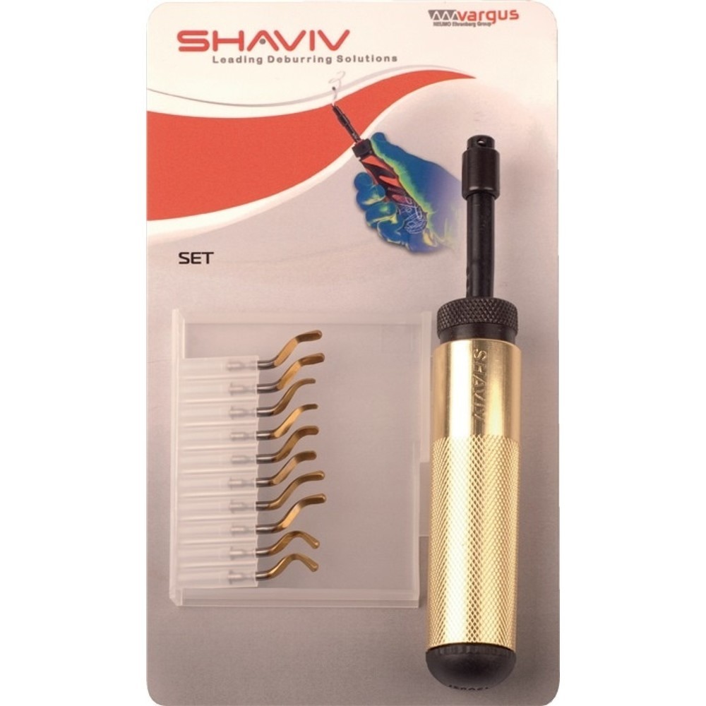 Jeu d'ébavureurs Golden Flex Set B 7 pièces SHAVIV