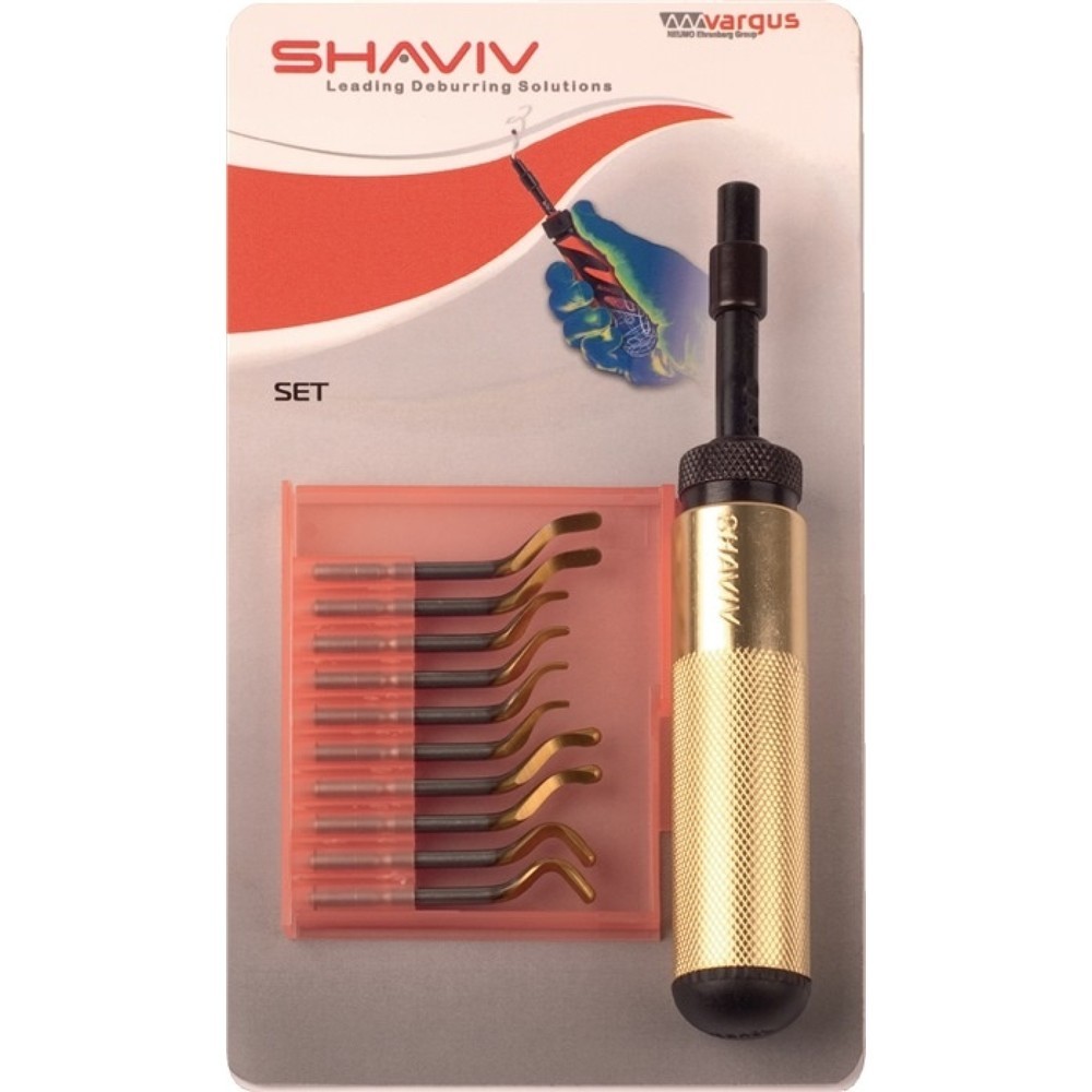 Jeu d'ébavureurs Golden Flex Set E 7 pièces SHAVIV