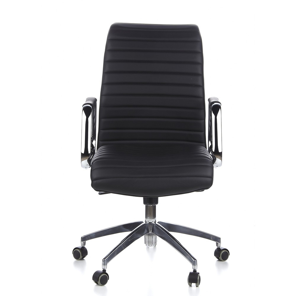 Siège de bureau / fauteuil de direction hjh OFFICE ASPERA 10 cuir, noir